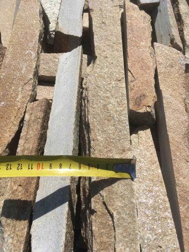 Горбушка златолит золотистый для облицовки купить в Кургане