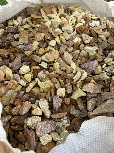 Златолит персиковый декоративная каменная крошка купить в Кургане