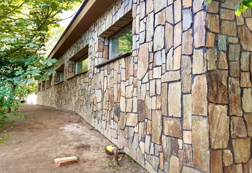 Плитняк кора дерева для цоколя, отмостки купить в Кургане