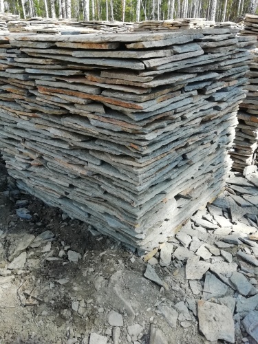 Плитняк златолит Уральский для цоколя, отмостки купить в Кургане