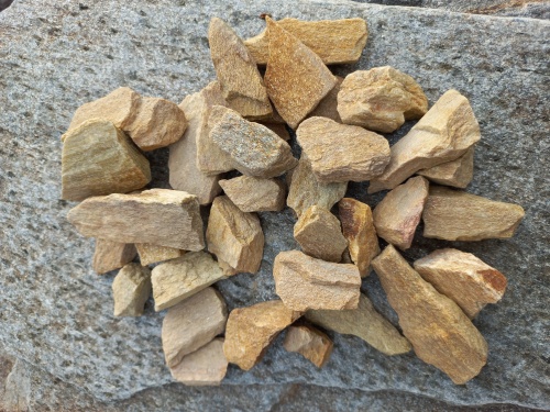 Златолит жёлтый декоративная каменная крошка купить в Кургане